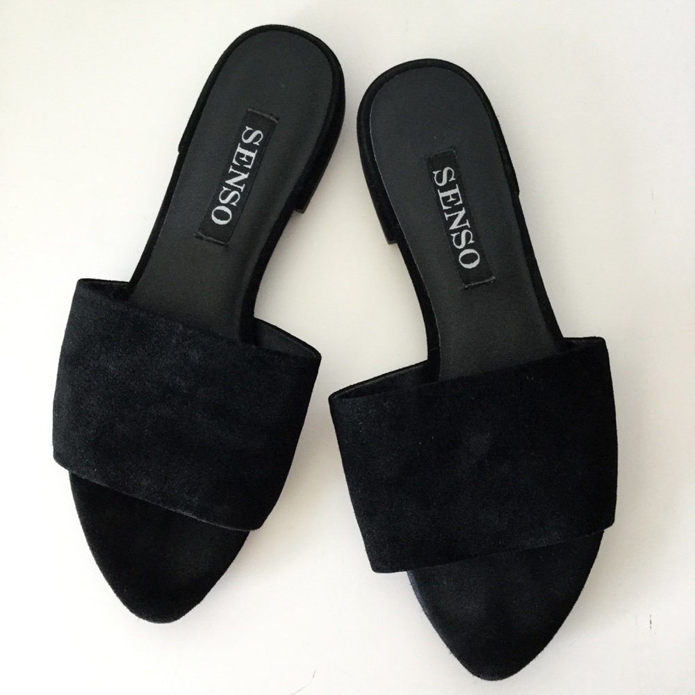 SENSO black sandals perfect condition size 5